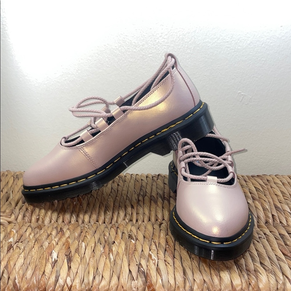 Dr. Martens Pink Platform Elphie II Ballet Flat